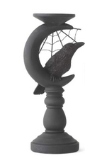 Matte Black & Glitter Candleholders