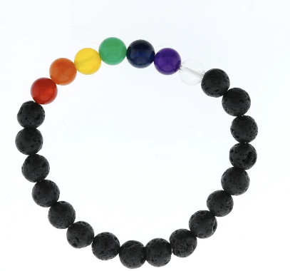 Tumbled 8mm Gemstone Bead Stretch Bracelet