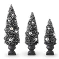 Black & Silver Bottle Brush Tree