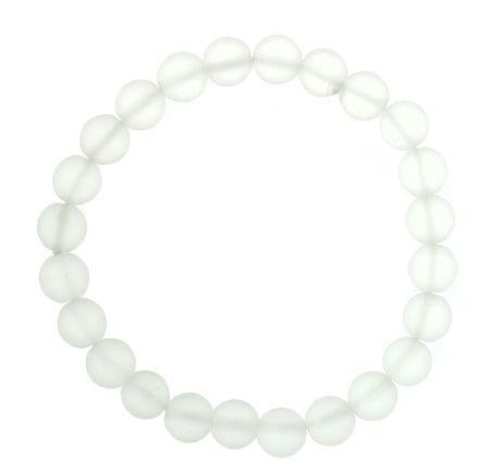 Tumbled 8mm Gemstone Bead Stretch Bracelet