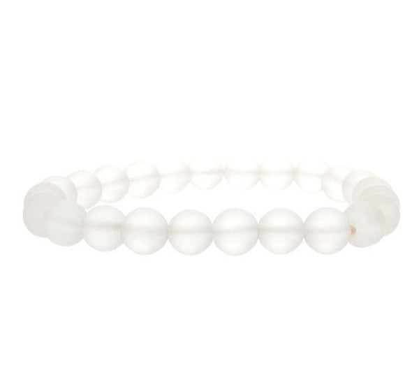 Tumbled 8mm Gemstone Bead Stretch Bracelet