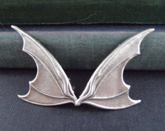 Victorian Style Silver Plated Hair Clips