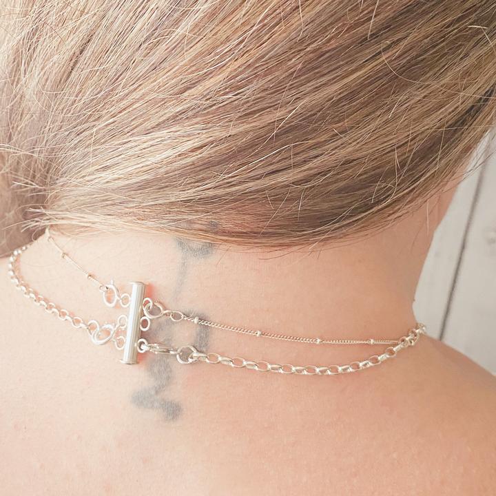 P + G Necklace Layering Genie