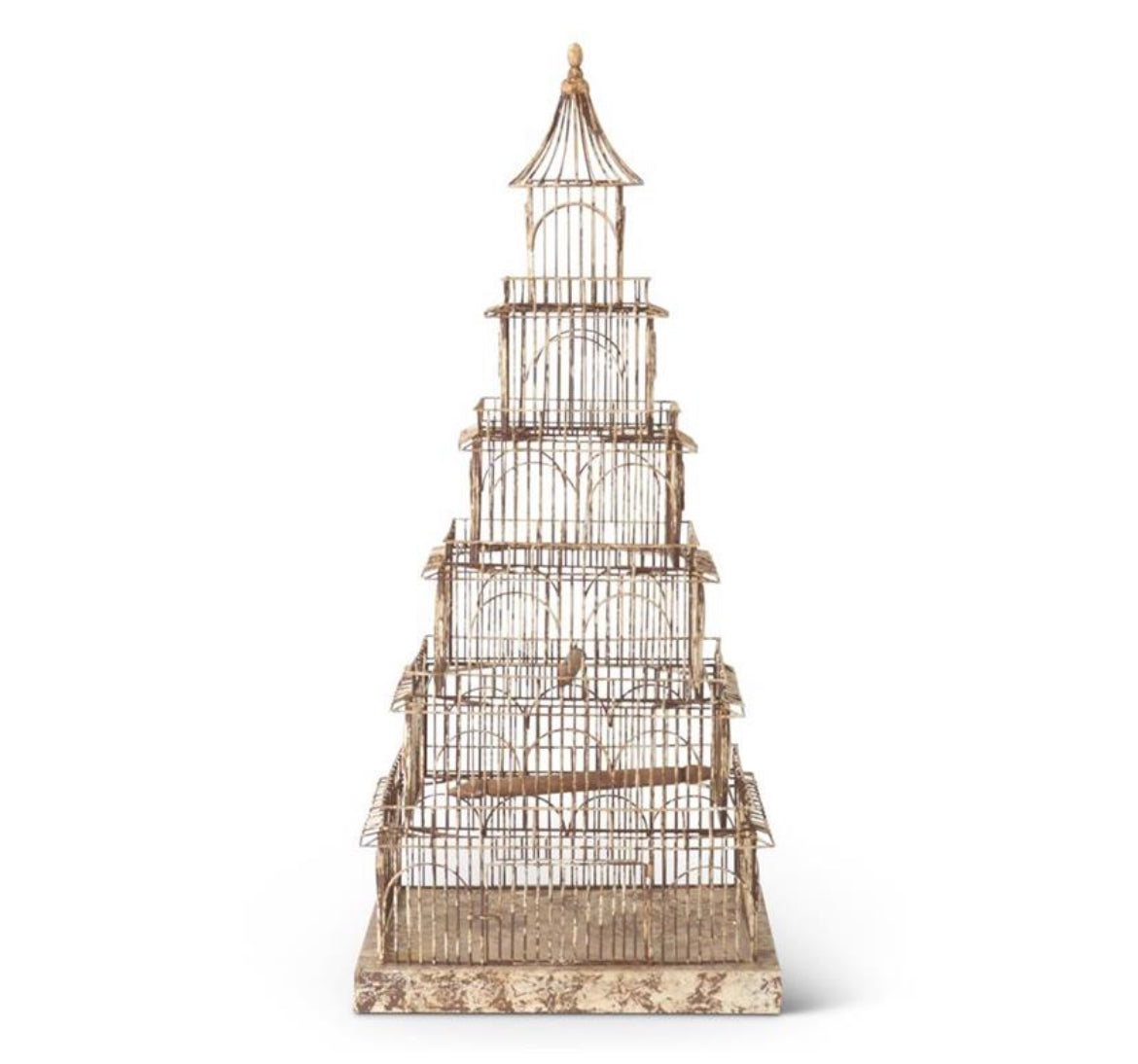 Rustic Wire Birdcage