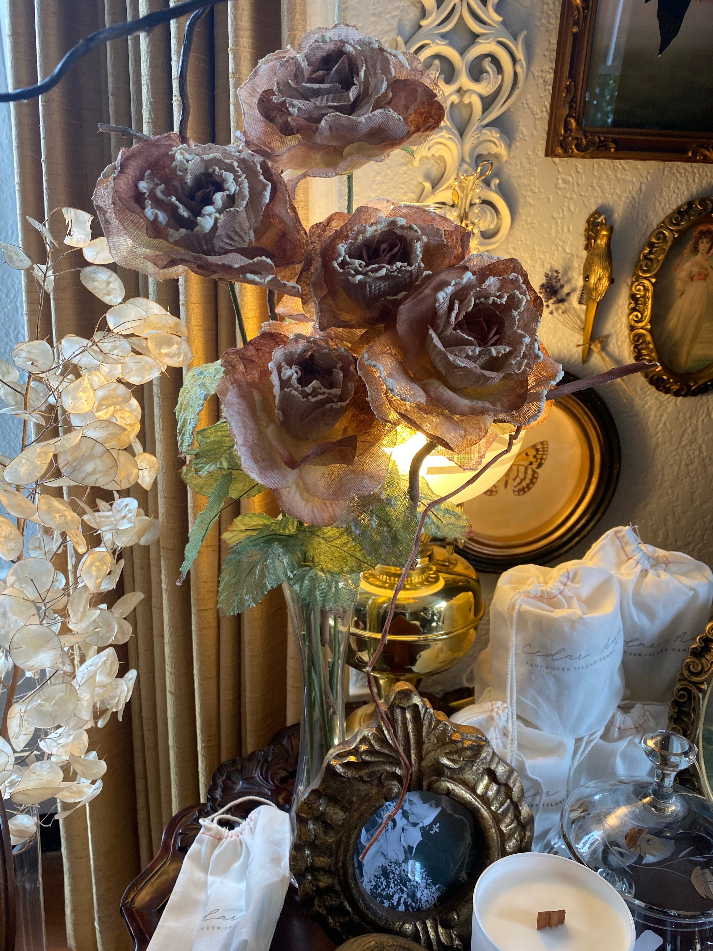Magenta Rose (single rose stem)