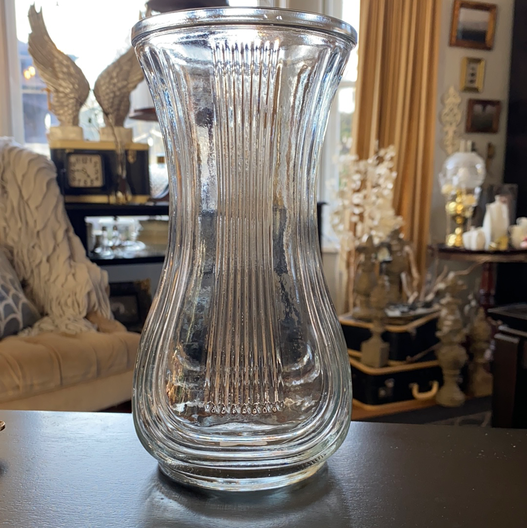 Vintage Clear Hoosier 4086 B Bouquet Vase