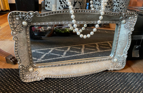 Vintage Inspired Vanity Tray w/ Pearls