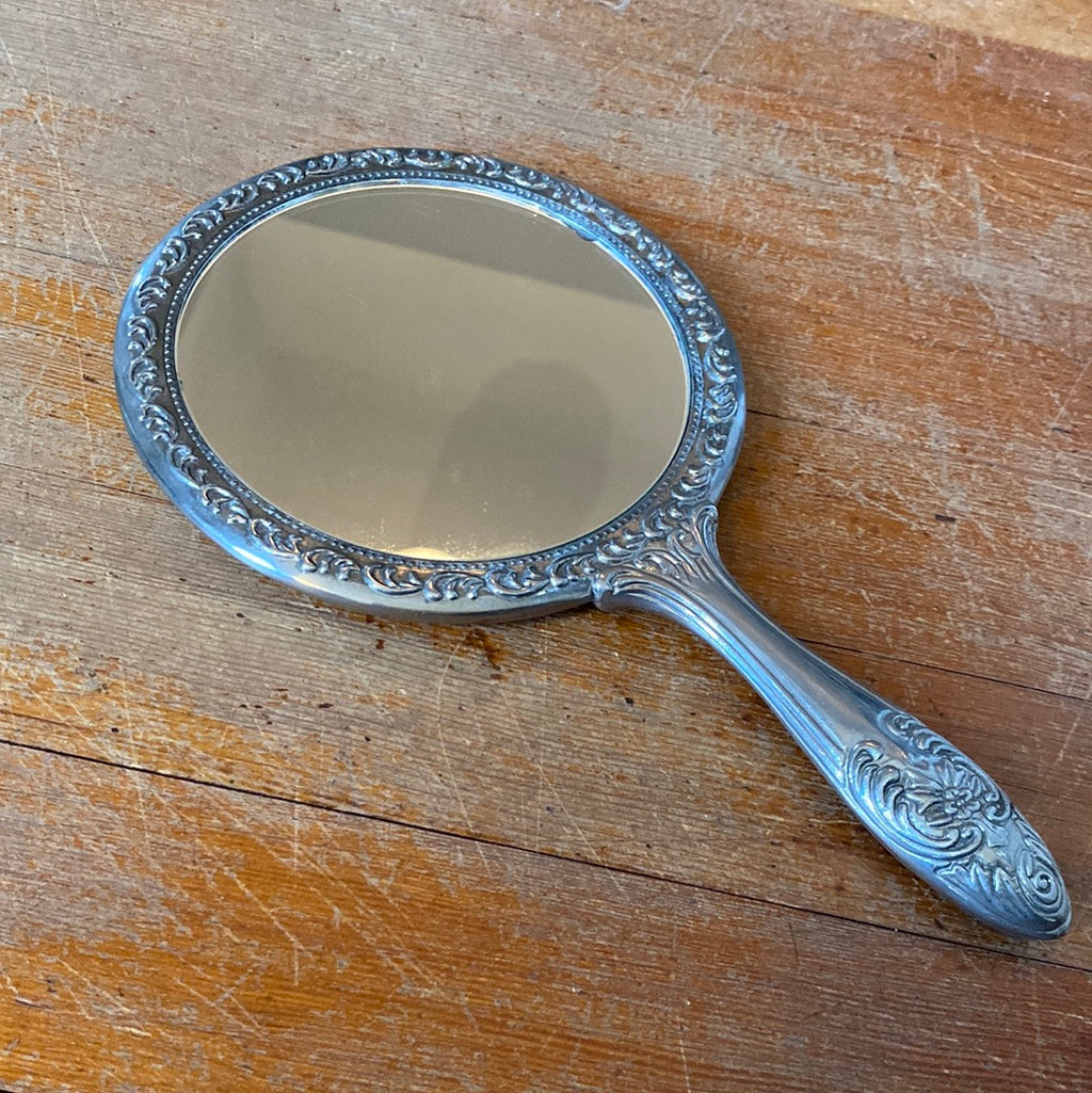 Vintage Silver Plated 3 pc Vanity Set