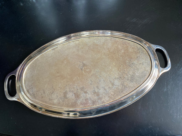 Oval Serving Tray Silver plated -Ianthe