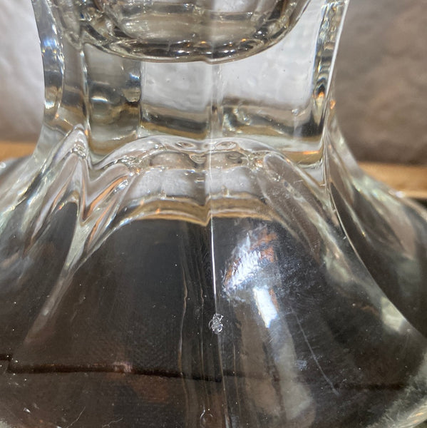 Vintage Bohemian Czech Republic Vase w/ Diamond Pattern