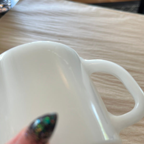 Federal Milk Glass Mug