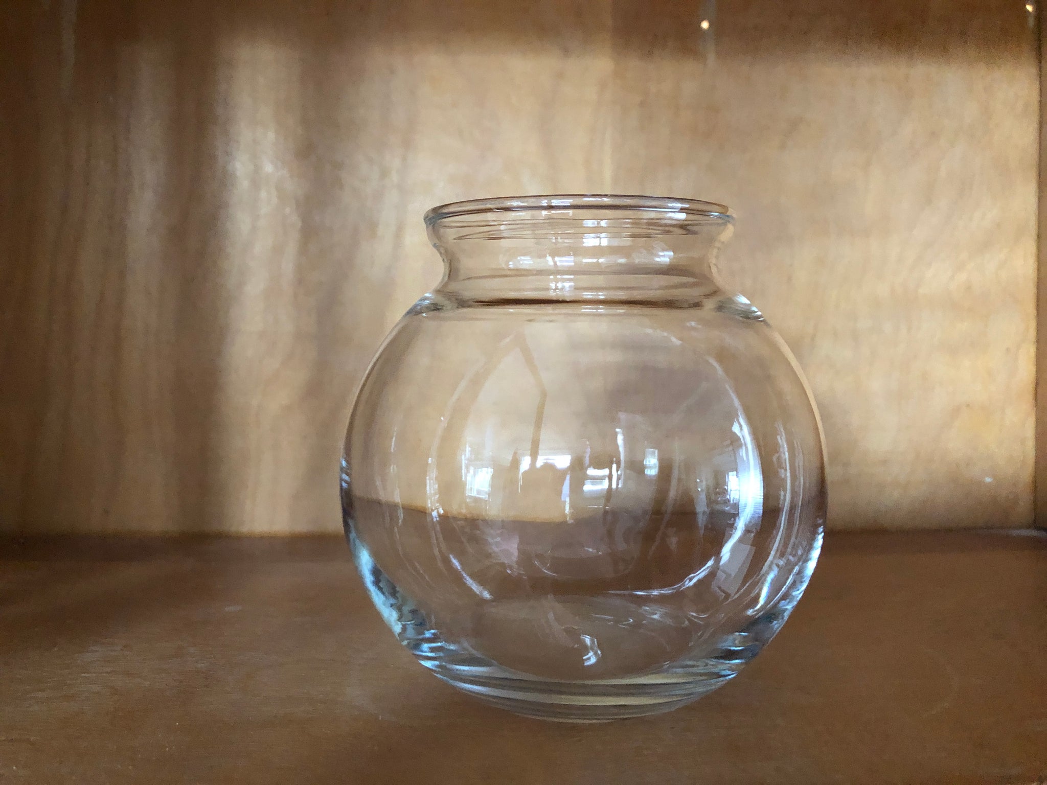 Clear Classic Bud Ball Vase