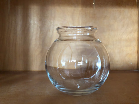 Clear Classic Bud Ball Vase