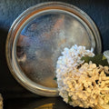 Vintage Ornate Silver Plated Offering Tray