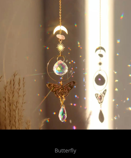 Butterfly Crystal Suncatcher