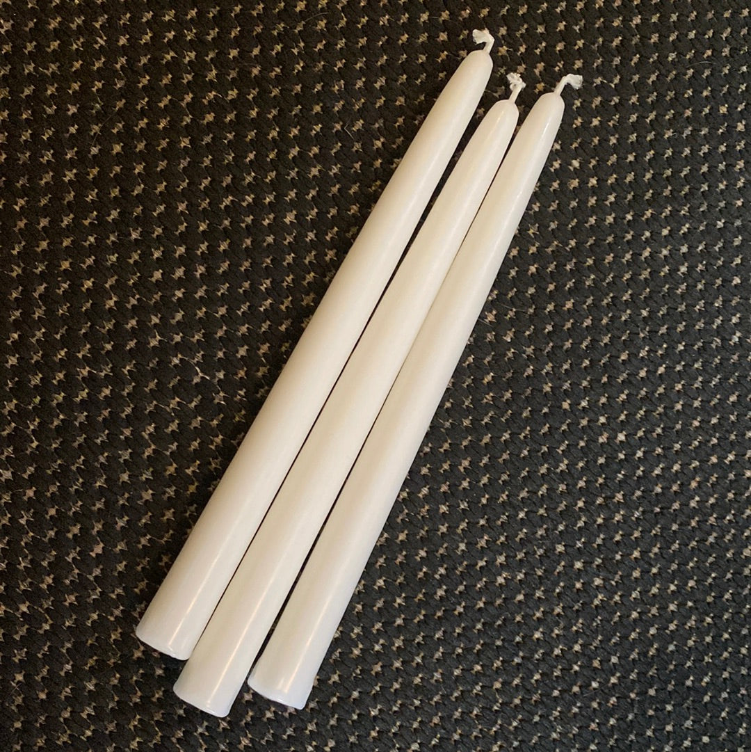 White Taper Candle