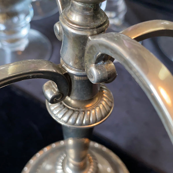 Vintage Candelabra Silver Plated 5 Holder
