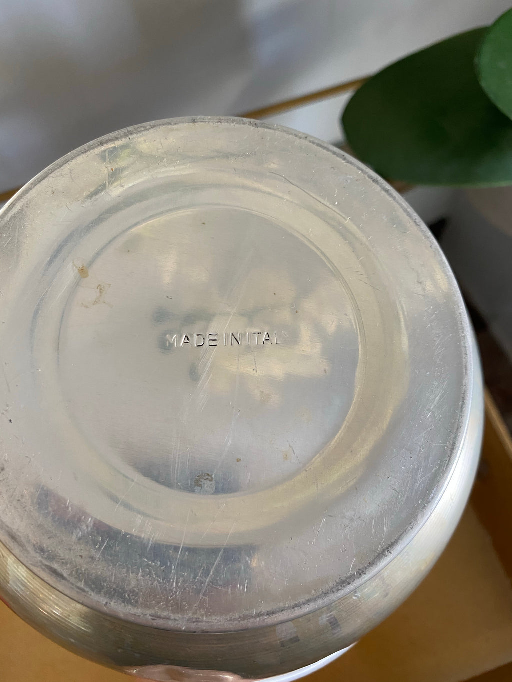 Nasco Hammered Aluminum Ice Bucket