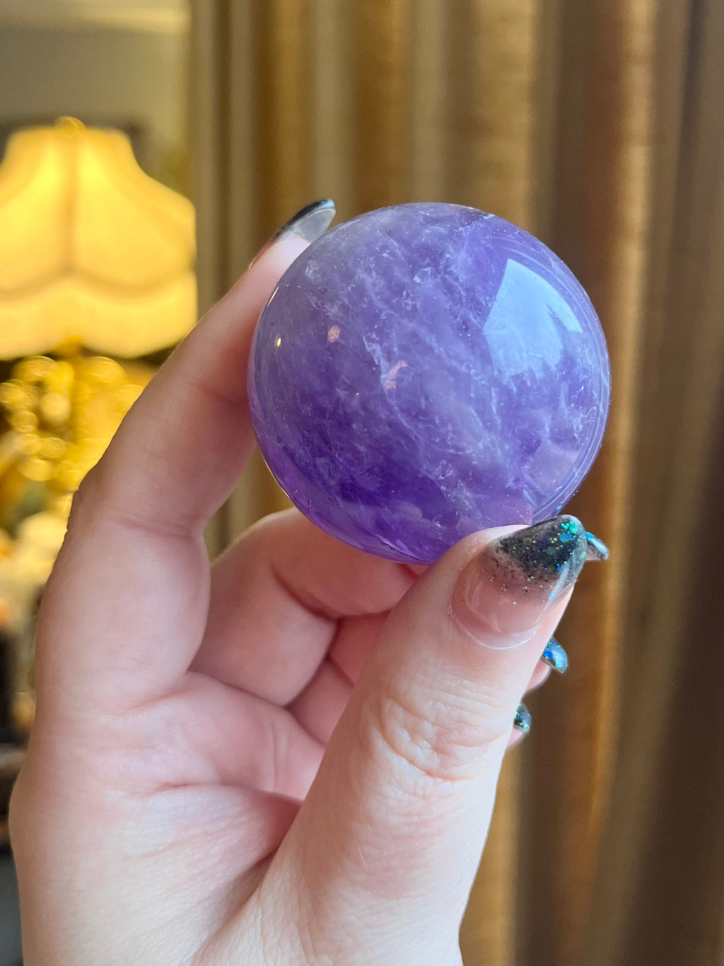 Amethyst Orb & Sphere – Intuition & Spiritual Protection Healing Crystal