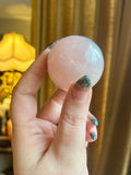 Rose Quartz Orb & Sphere – Love & Self-Compassion Healing Crystal