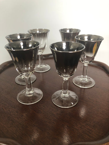 Queens Lusterware Aperitif Glass