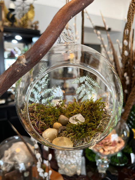 Fern Leaves Round Ornament