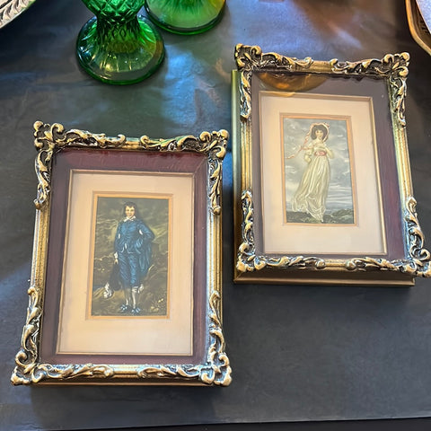 Vintage Pinkie Lawrence Wooden Frame 6" x 4 3/4”