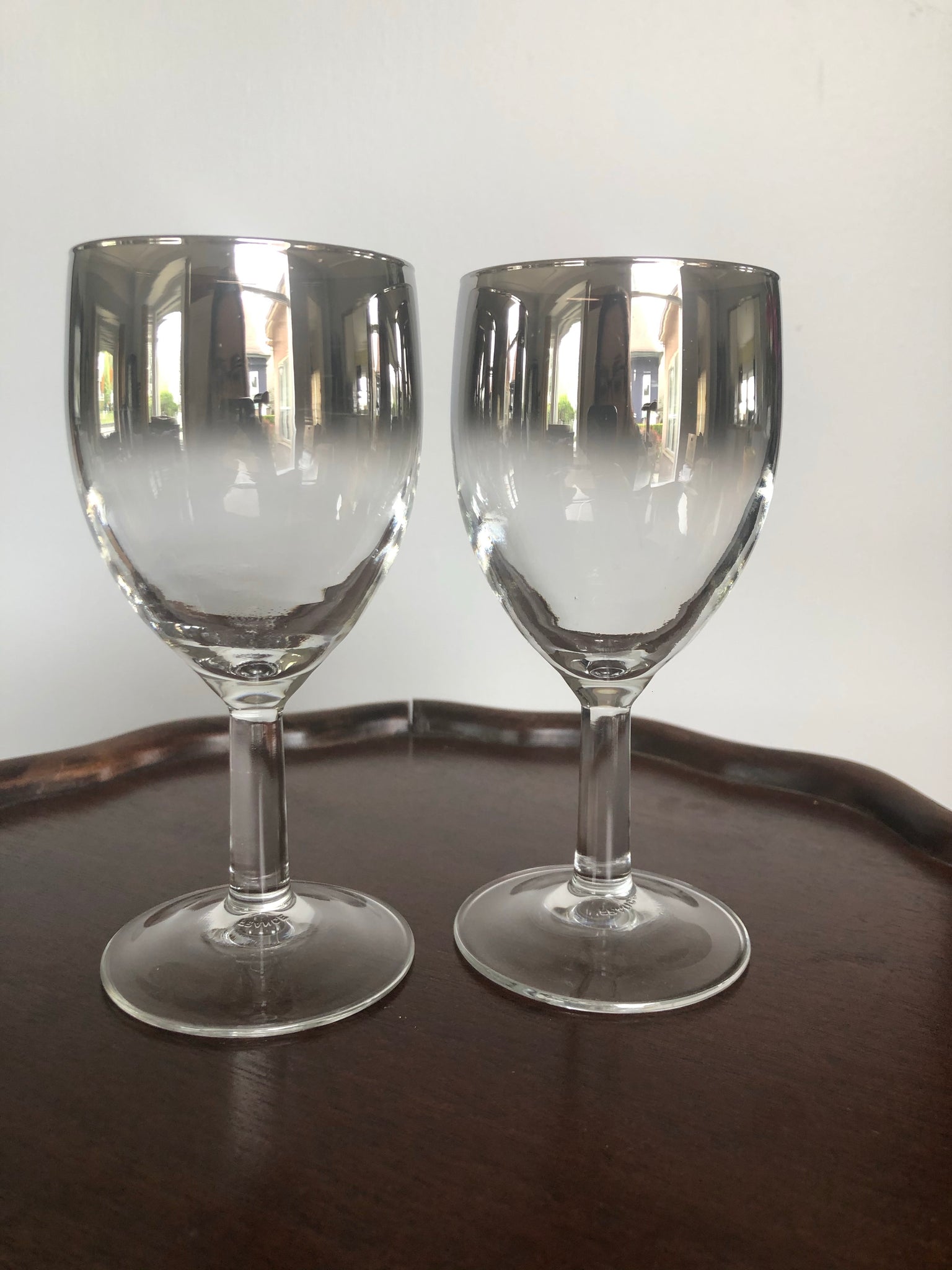 Queens Lusterware Wine Glass