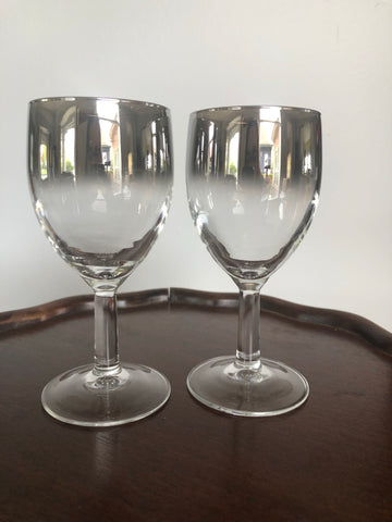 Queens Lusterware Wine Glass