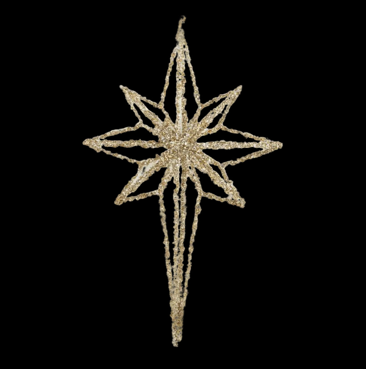 24” Gold Glitter 3D North Star