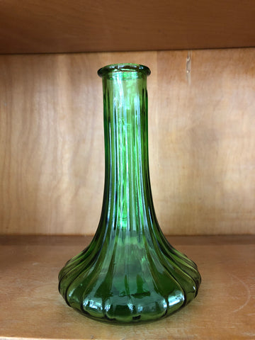 Emerald Fluted Vase