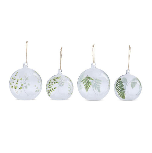 Fern Leaves Round Ornament