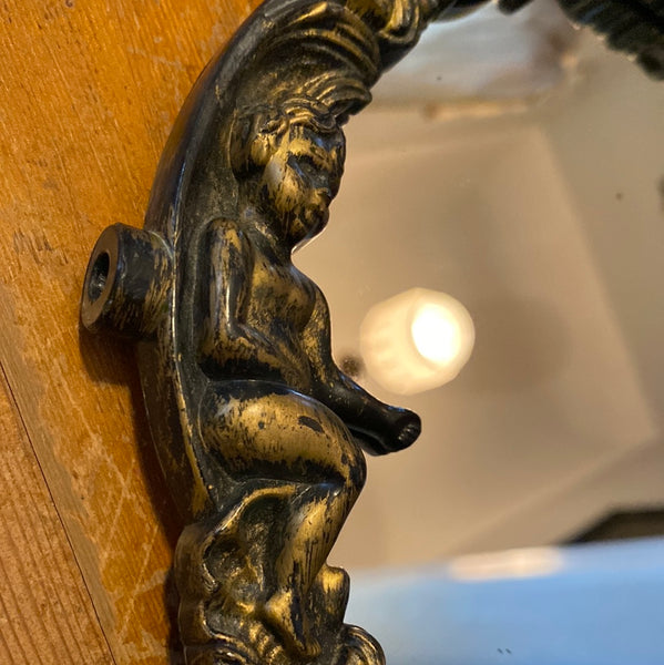 Vintage Mirror w/ Cherubs