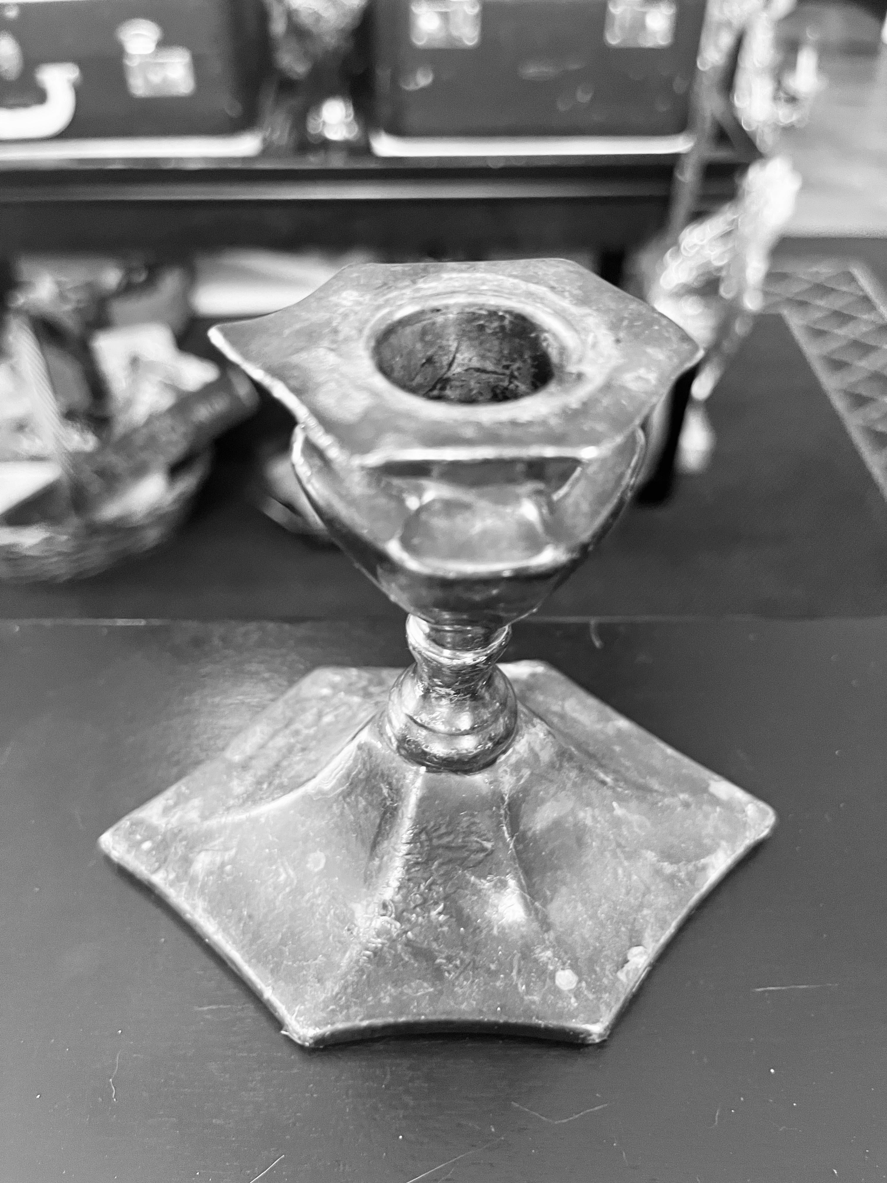 Silver Plate Benedict Proctor Candle Stick