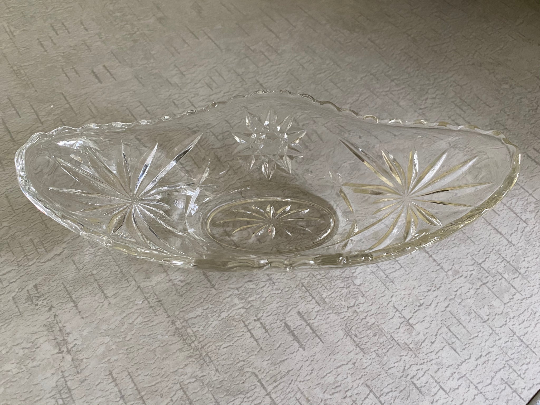 Clear Anchor Hocking Small Boat