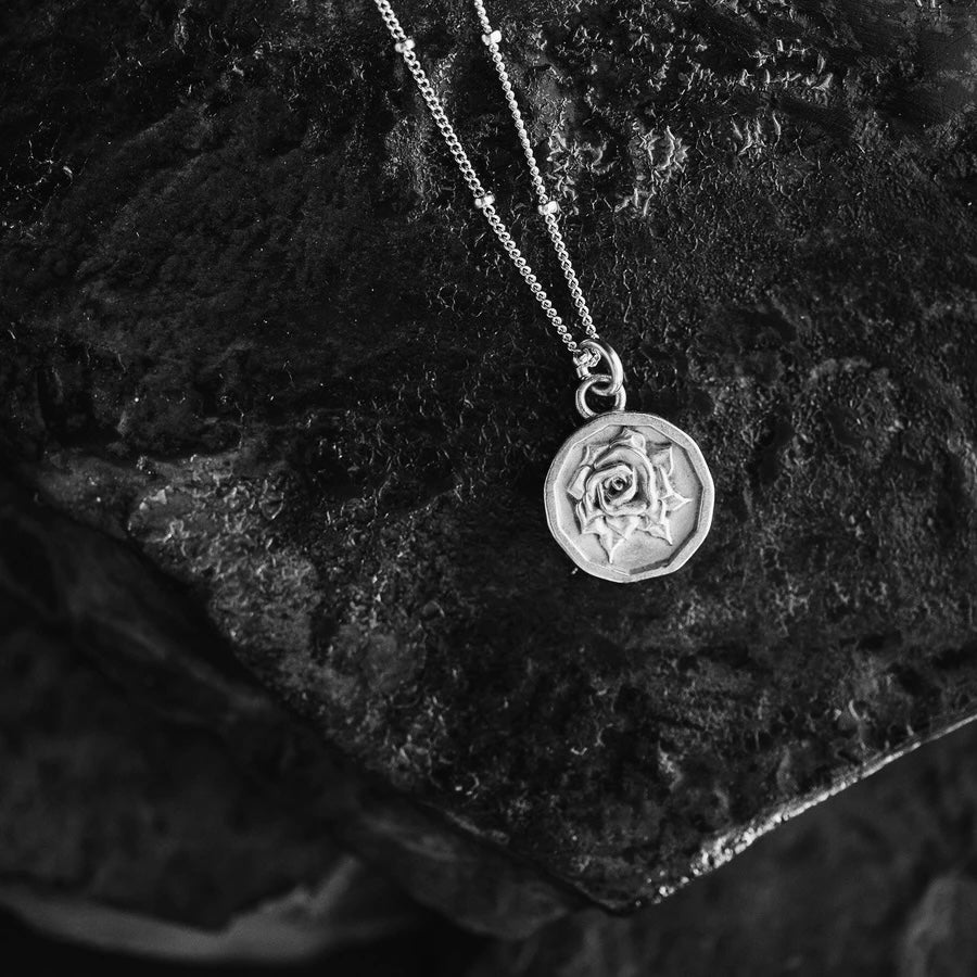 P + G Double Sided Coin Necklace