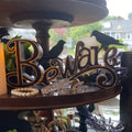 Black & Gold Halloween Signage