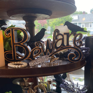 Black & Gold Halloween Signage