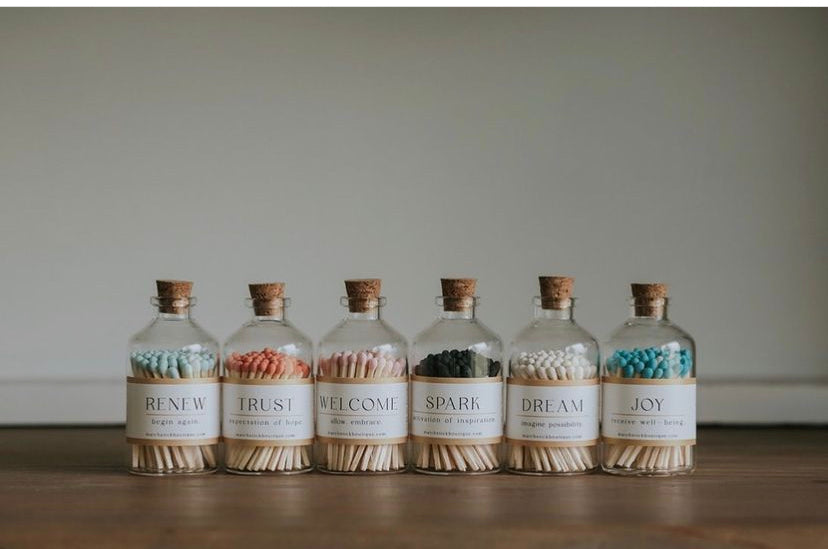 Ritual Matchstick Apothecary Jars