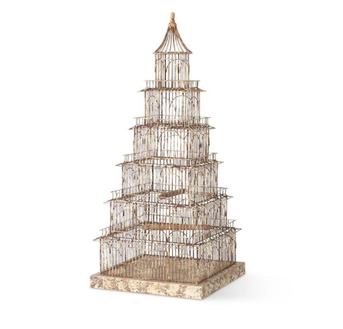 Rustic Wire Birdcage