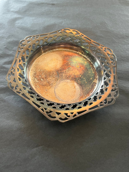 Vintage Rogers Silver Plated Dish 6.5"