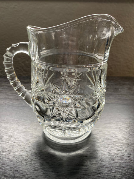 Vintage Anchor Hocking Pitcher w/ Starburst