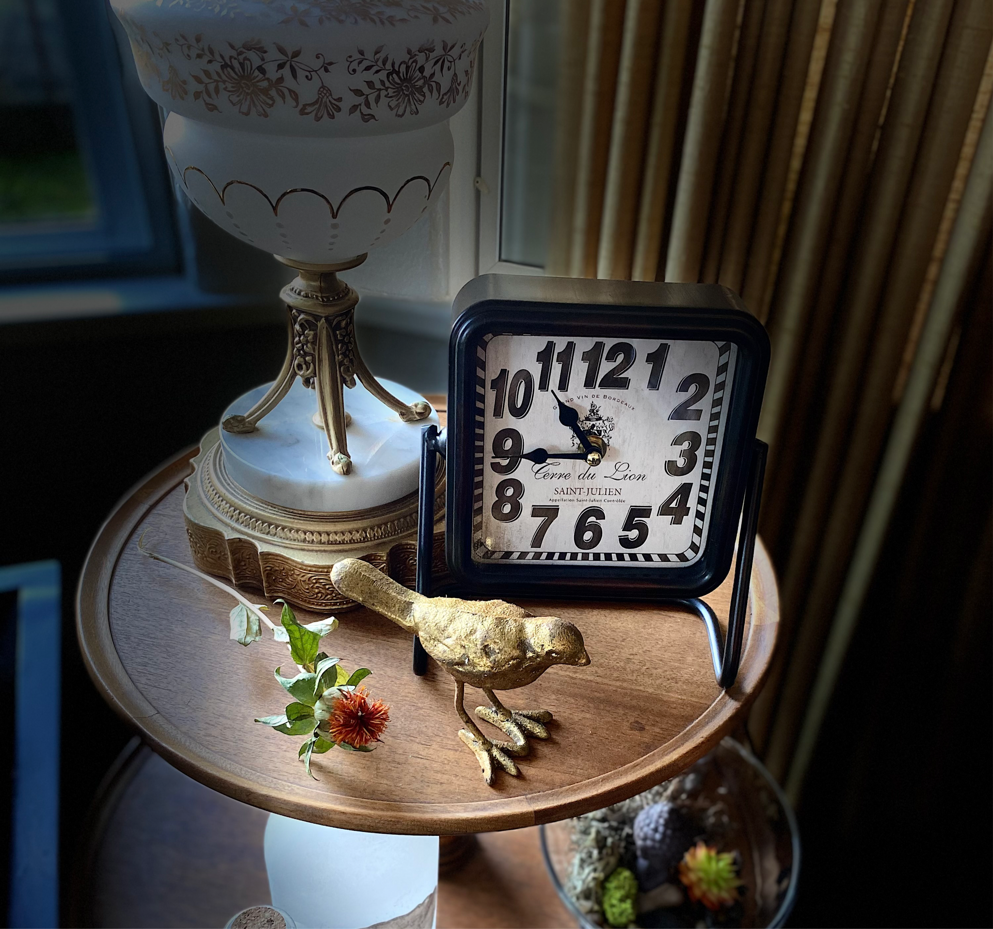 Square Antique Inspired Clock