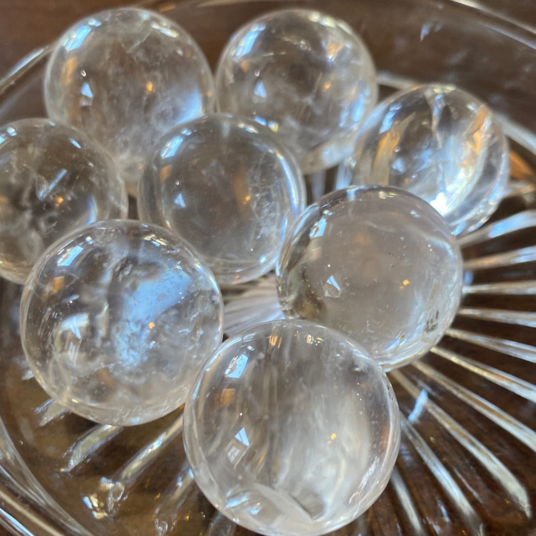 Clear Quartz Orb 1"