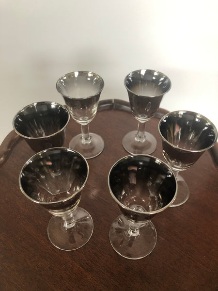 Queens Lusterware Aperitif Glass