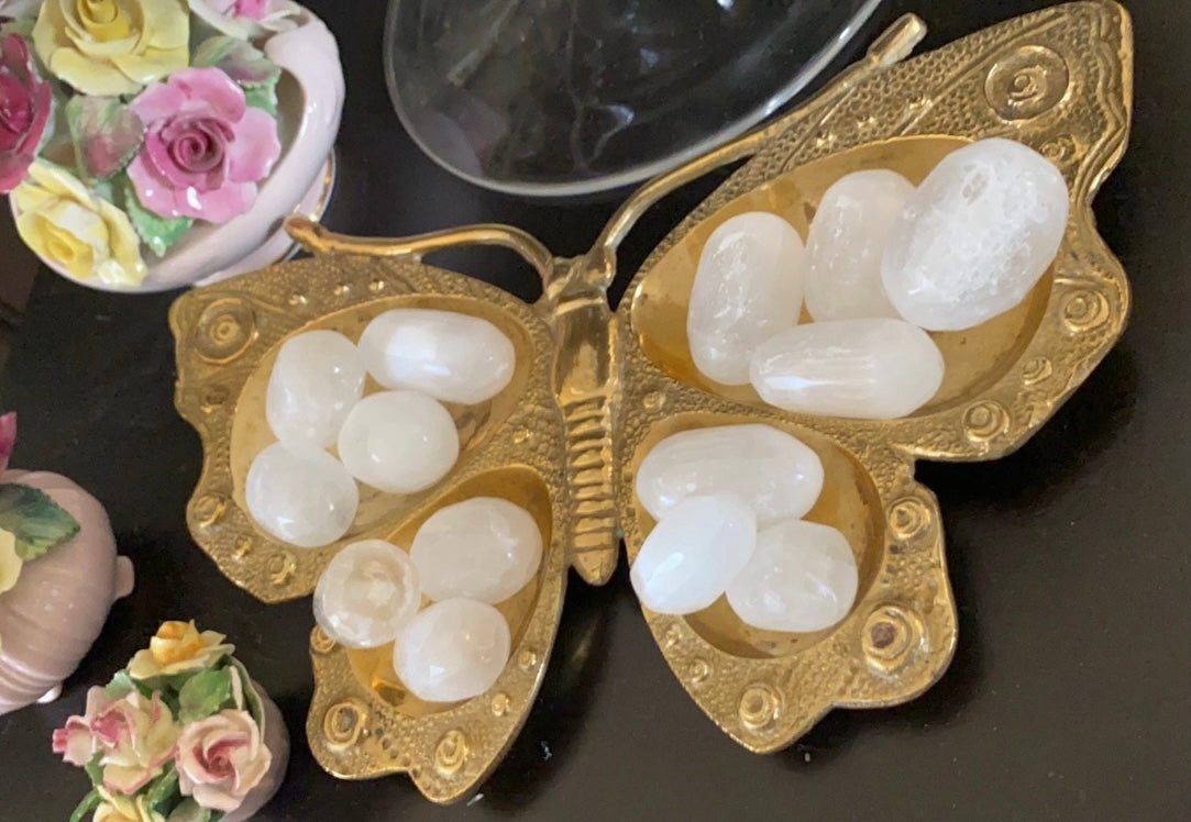 Selenite (Satin Spar) Tumbled Stones