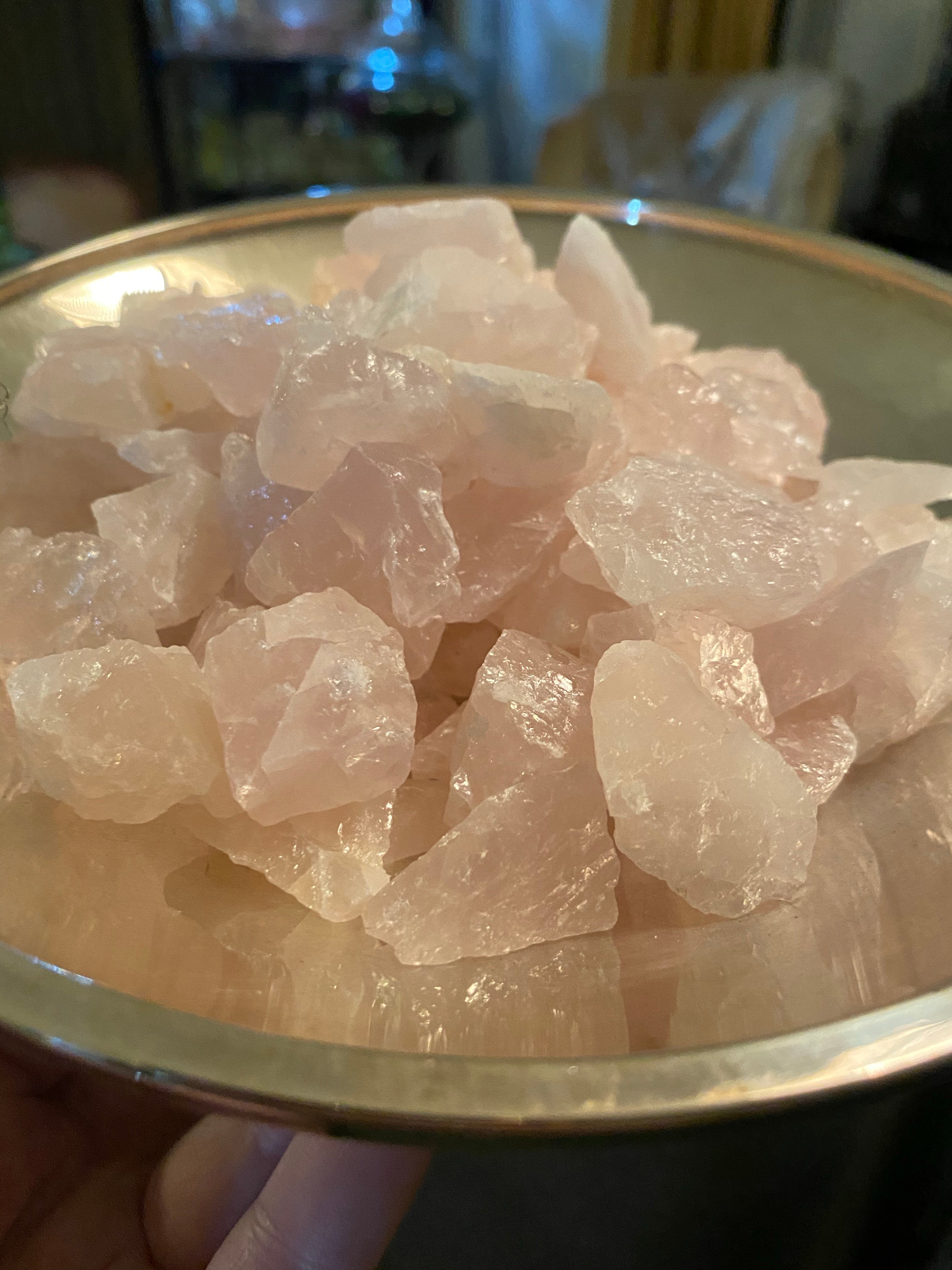 Rose Quartz Rough Stone – Love & Self-Compassion Healing Crystal (A Grade)