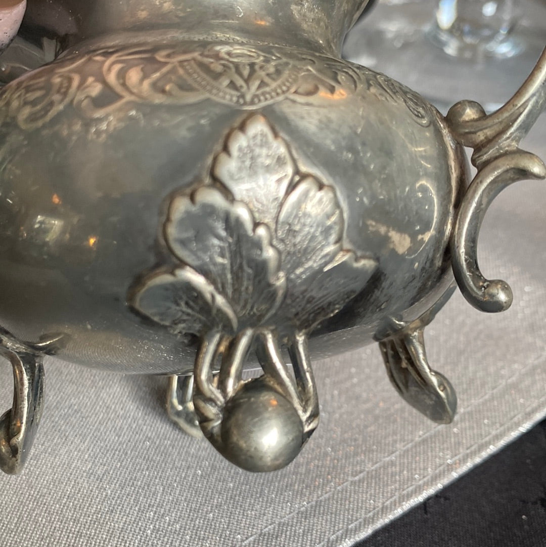 Vintage Ornate Metal Creamer/ Jug