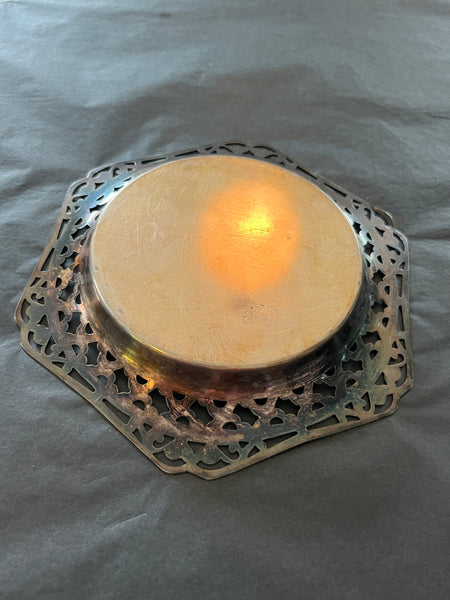 Vintage Rogers Silver Plated Dish 6.5"