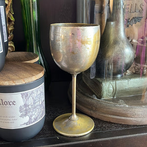 Vintage Brass Chalice 6"